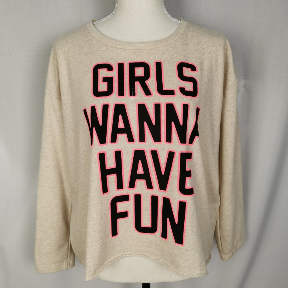 Jennyfer Girls Wanna Have Fun Sweatshirt Pullover